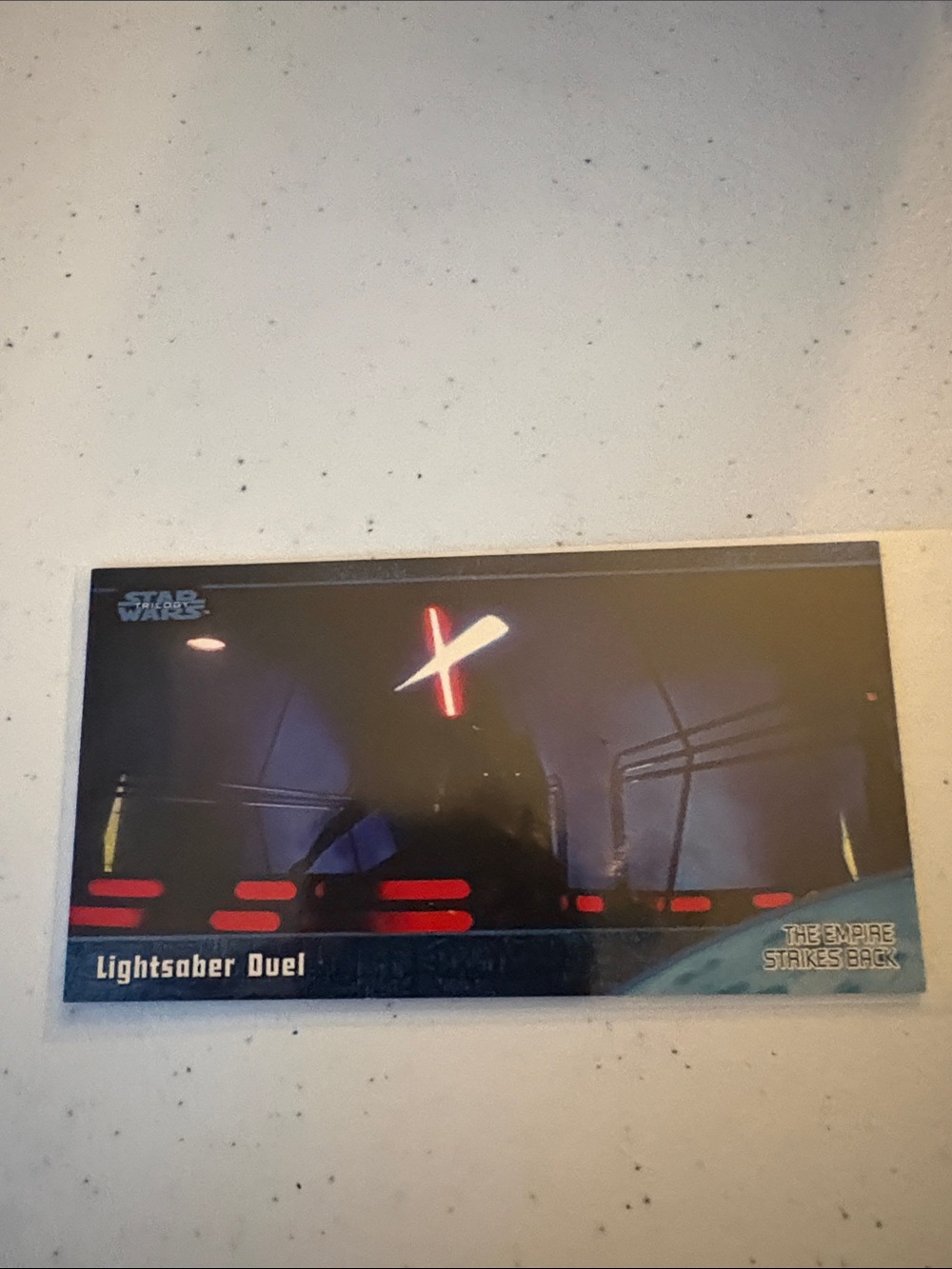 Topps Star Wars Lightsaber Duel Card - Wide Vision Luke vs Vader